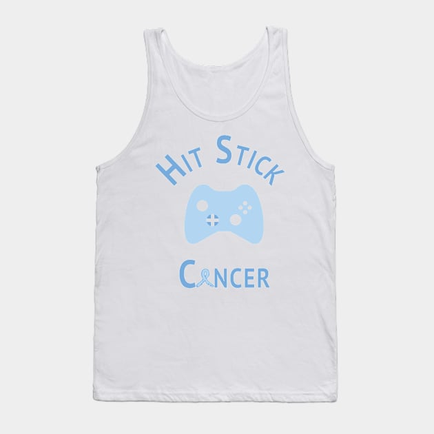 Hit Stick Prostate Cancer - Hand Drawn Tank Top by ohmyshirt